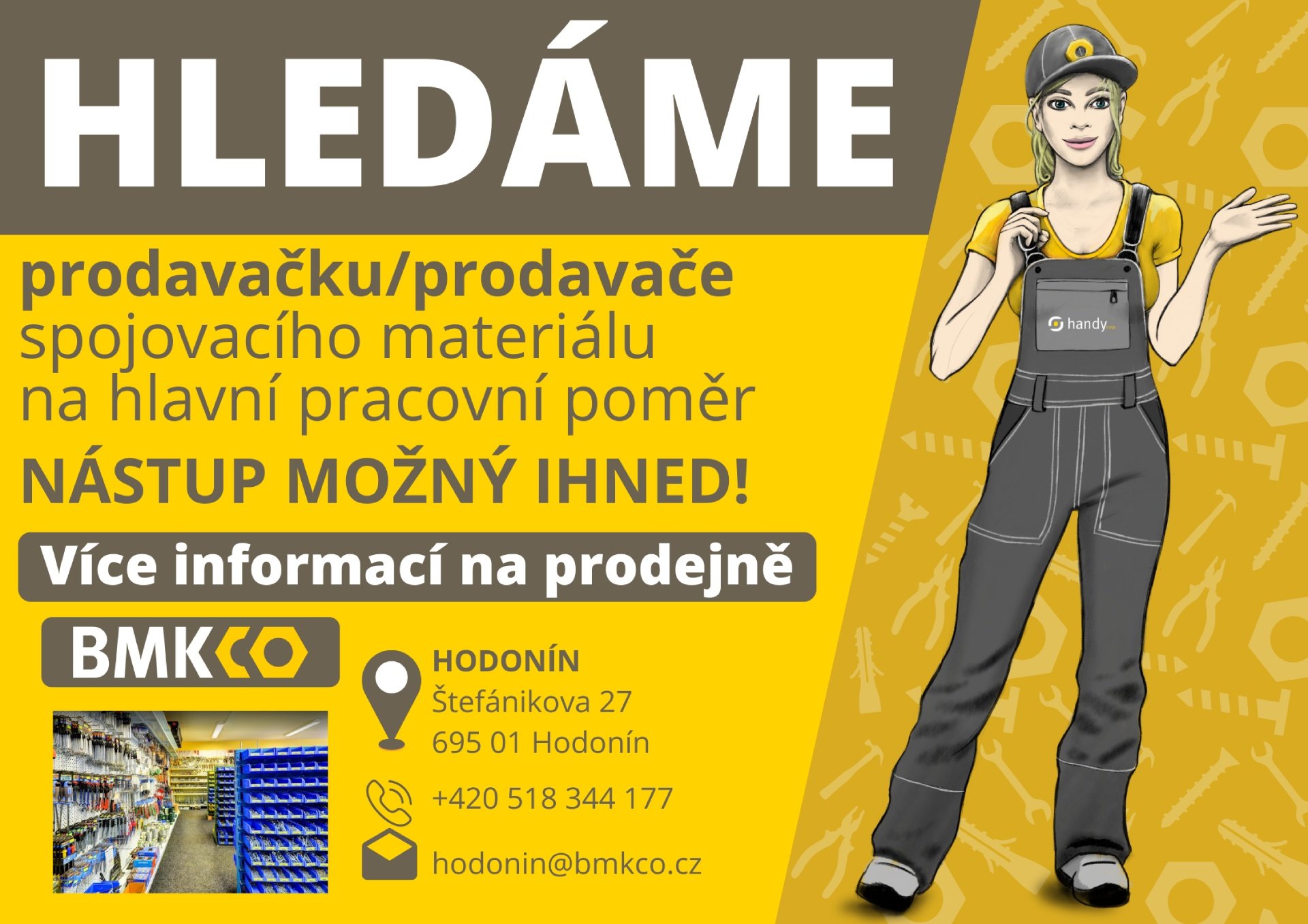 Hledáme nového kolegu