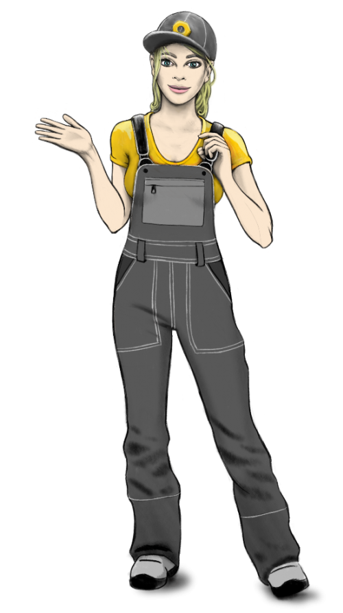 Zina - maskot firmy BMKco